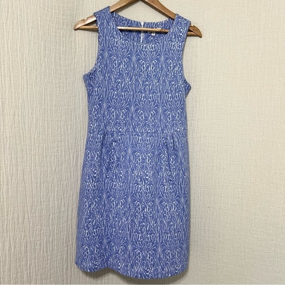 Tyler Boe Claire Blue Geometric Knit Mini Dress size S Small - Picture 6 of 6